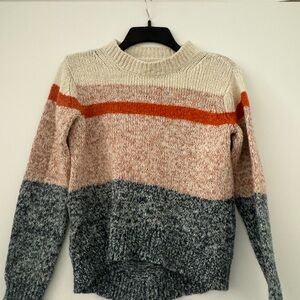 LOFT Multicolor Striped Sweater